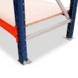 Rayonnage Picking 500 bleu et orange avec aggloméré